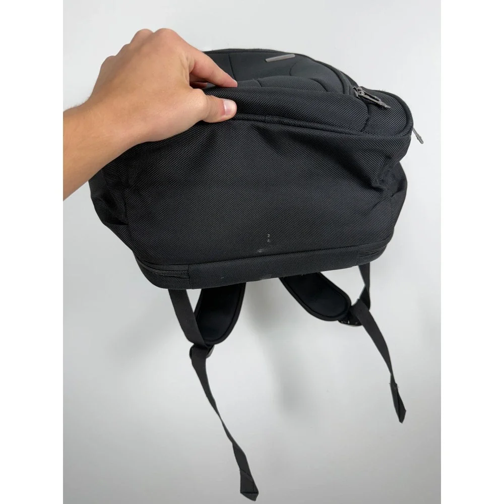 Samsonite Black Ballistic Nylon Laptop Business Backpack RFID Protection Travel